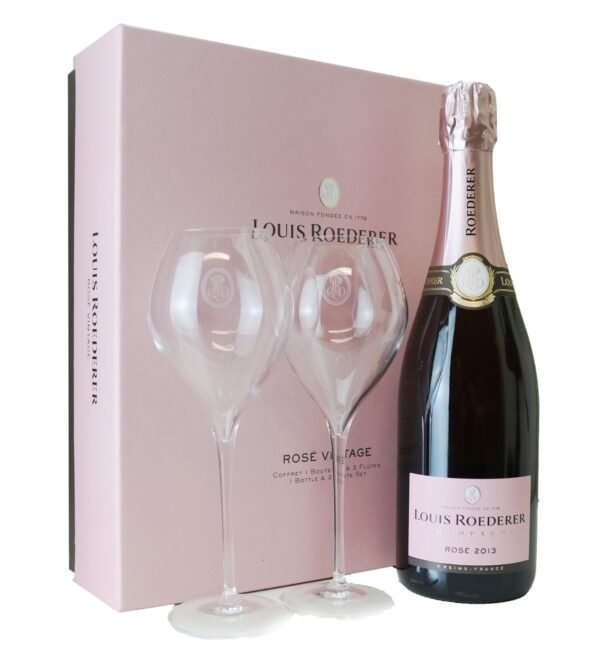 CHAMPAGNE BRUT ROSE VINTAGE GIFT SET - LOUIS ROEDERER